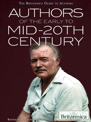 cover image of Authors of the Early to mid-20th Century